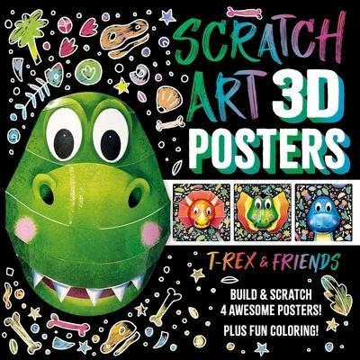 Scratch Art 3D Posters: T-Rex & Friends
