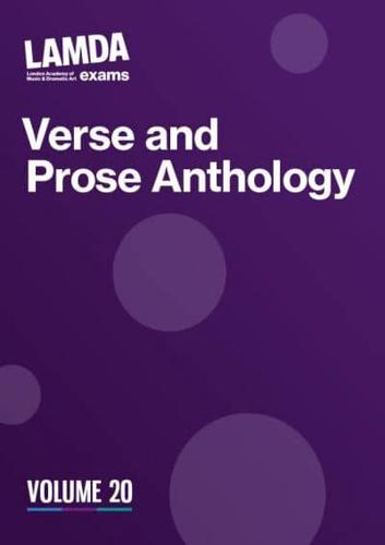 LAMDA Verse and Prose Anthology. Volume 20