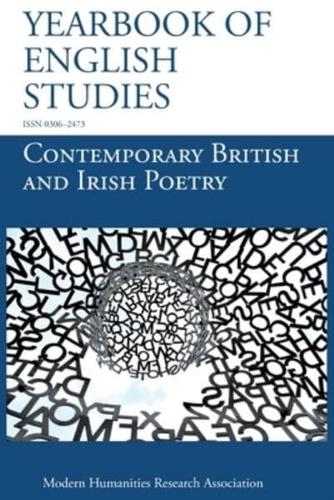 Contemporary British and Irish Poetry (Yearbook of English Studies (51) 2021)