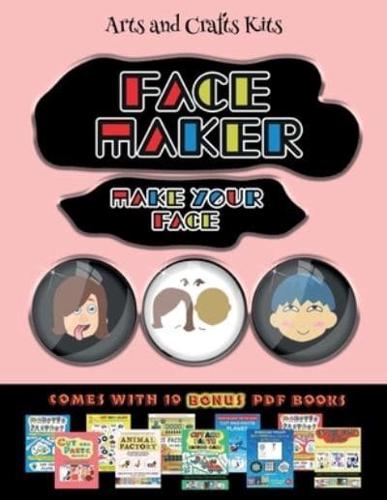 Arts and Crafts Kits (Face Maker - Cut and Paste)  : This book comes with a collection of downloadable PDF books that will help your child make an excellent start to his/her education. Books are designed to improve hand-eye coordination, develop fine and 