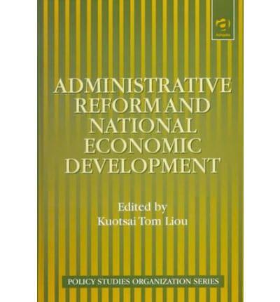 Administrative Reform and National Economic Development