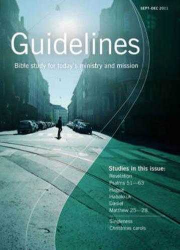 Guidelines, September-December 2011
