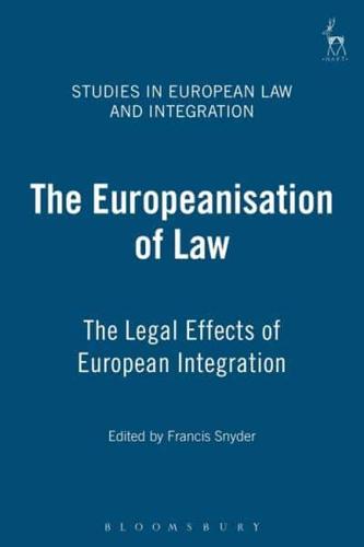 The Europeanisation of Law