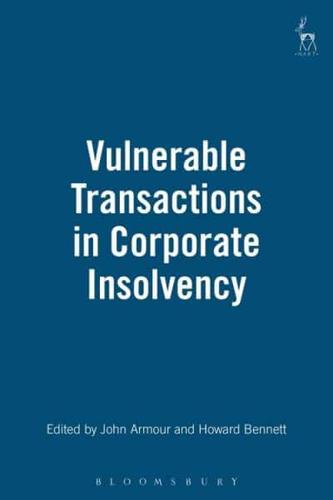 Vulnerable Transactions in Corporate Insolvency