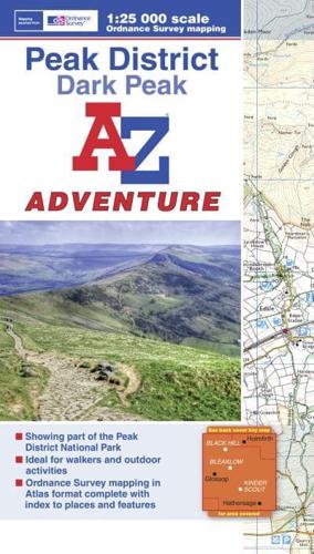 Peak District (Dark Peak) A-Z Adventure Atlas