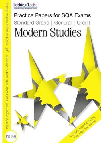 Standard Grade, General/credit, Modern Studies