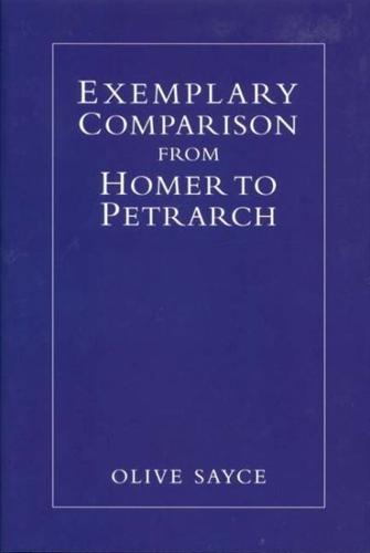 Exemplary Comparison from Homer to Petrarch