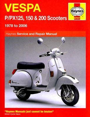 Vespa P/PX125, 150 & 200 Service and Repair Manual