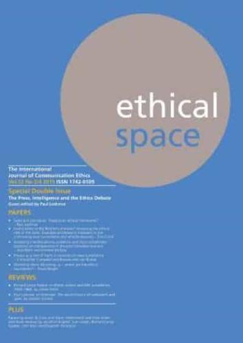 Ethical Space Vol.12 Issue 3/4