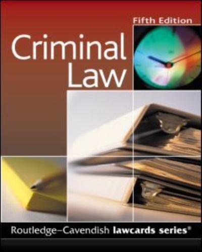 Criminal Law