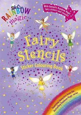 Fairy Stencils Sticker Colouring Book