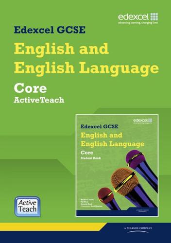 Edexcel GCSE English 3 in 1 ActiveTeach Pack With CDROM