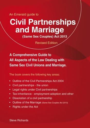Civil Partnerships and the Marriage (Same Sex Couples) Act 2013