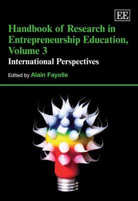 Handbook of Research in Entrepreneurship Education. Vol. 3