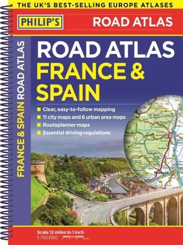 Philip's France and Spain Road Atlas