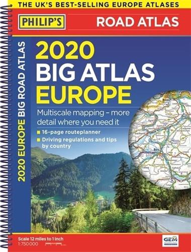 Philip's Big Road Atlas Europe
