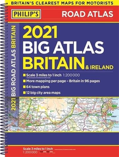 Big Road Atlas Britain and Ireland 2021