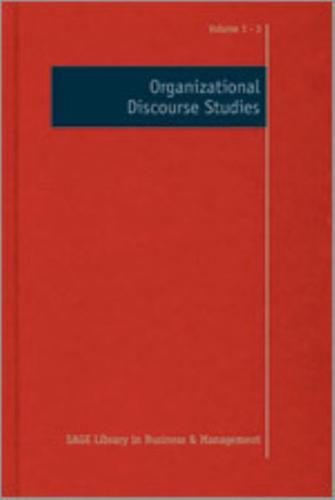Organizational Discourse Studies