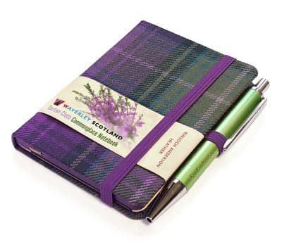 WTCCN: Heather Tartan Mini Notebook With Pen