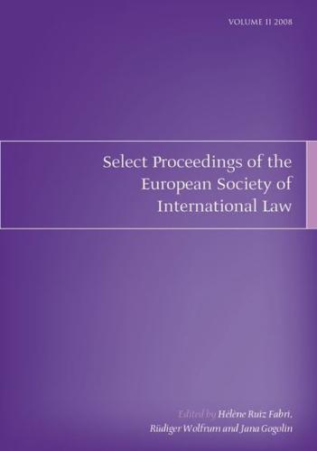 Select Proceedings of the European Society of International Law. Volume 2