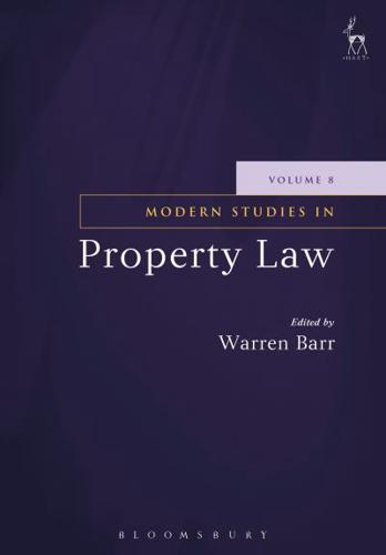 Modern Studies in Property Law. Volume 8