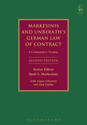 Markesinis and Unberath's German Law of Contract