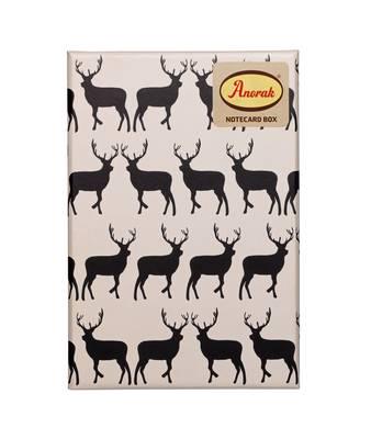 Anorak Kissing Stags Notecard Set