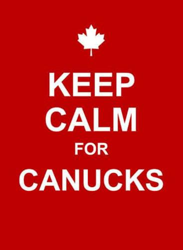 Keep Calm for Canucks