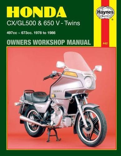 Honda CX/GL500 & 650 V-Twins Owners Workshop Manual
