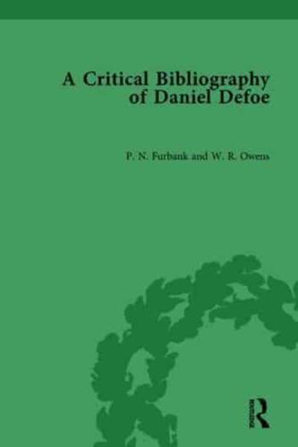 Critical Bibliography of Daniel Defoe