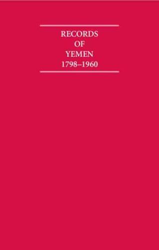 Records of Yemen, 1798-1960