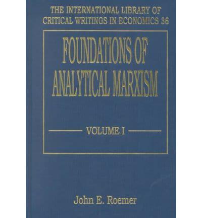 Foundations of Analytical Marxism