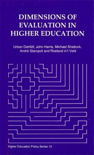 Dimensions of Evaluation in Higher Education