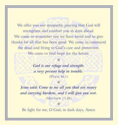 Funeral Prayer Cards