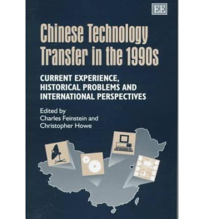 Chinese Technology Transfer in the 1990S