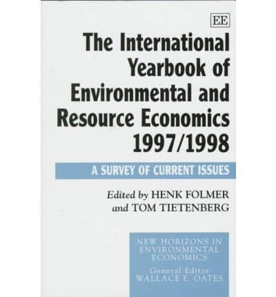 The International Yearbook of Environmental and Resource Economics 1997/1998