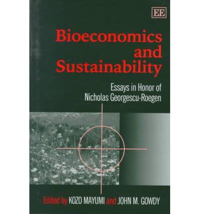 Bioeconomics and Sustainability