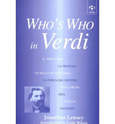 Who's Who in Verdi