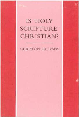 Is "Holy Scripture" Christian?