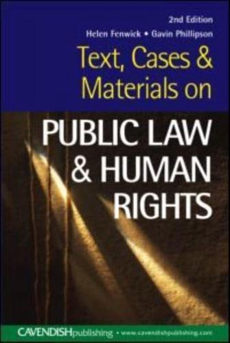Text, Cases & Materials on Public Law & Human Rights