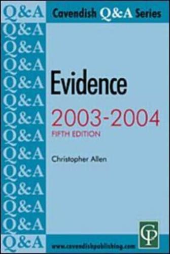 Evidence 2003-2004