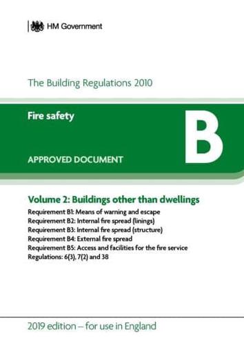 Approved Document B Volume 2 Buildings Other Than Dwellings