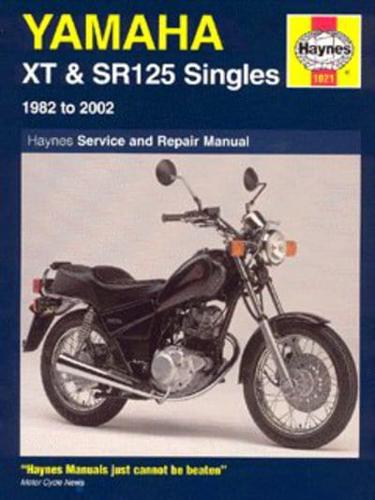 Yamaha XT & SR125 Singles Service and Repair Manual