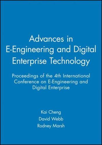 Advances in E-Engineering and Digital Enterprise Technology - I