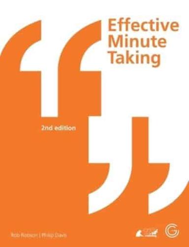 Effective Minute Taking