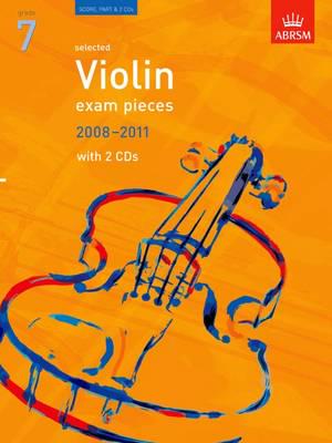 Selected Violin Exam Pieces 2008-2011, Grade 7, Score, Part & 2CDs