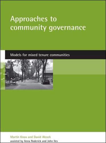 Approaches to Community Governance