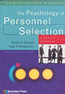 The Psychology of Personnel Selection