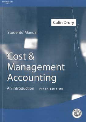 Management and Cost Accounting Student's Manual
