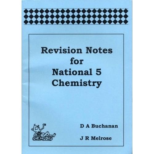 Revision Notes for National 5 Chemistry
